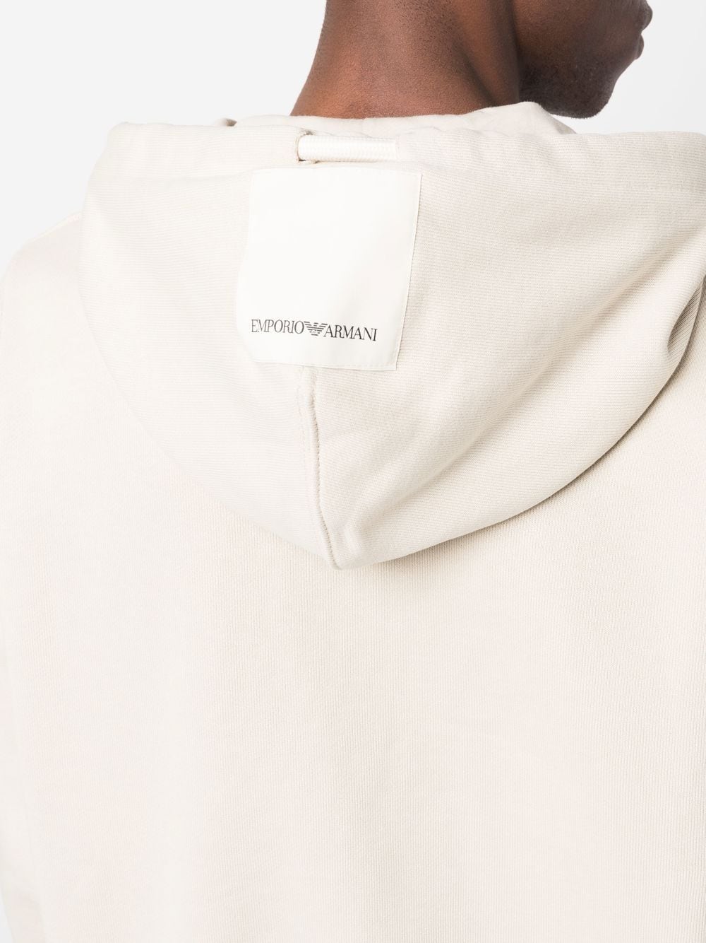 Emporio Armani cotton hoodie with logo-Tops / Dresses-[Adult]-[Female]-2022 Online Blue Zone Planet