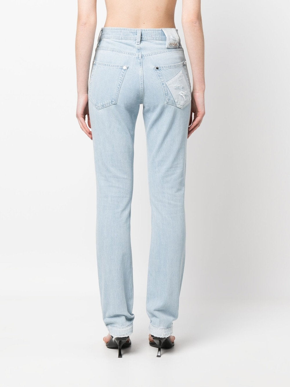 032C Patchwork organic cotton jeans-Jeans-[Adult]-[Female]-2022 Online Blue Zone Planet