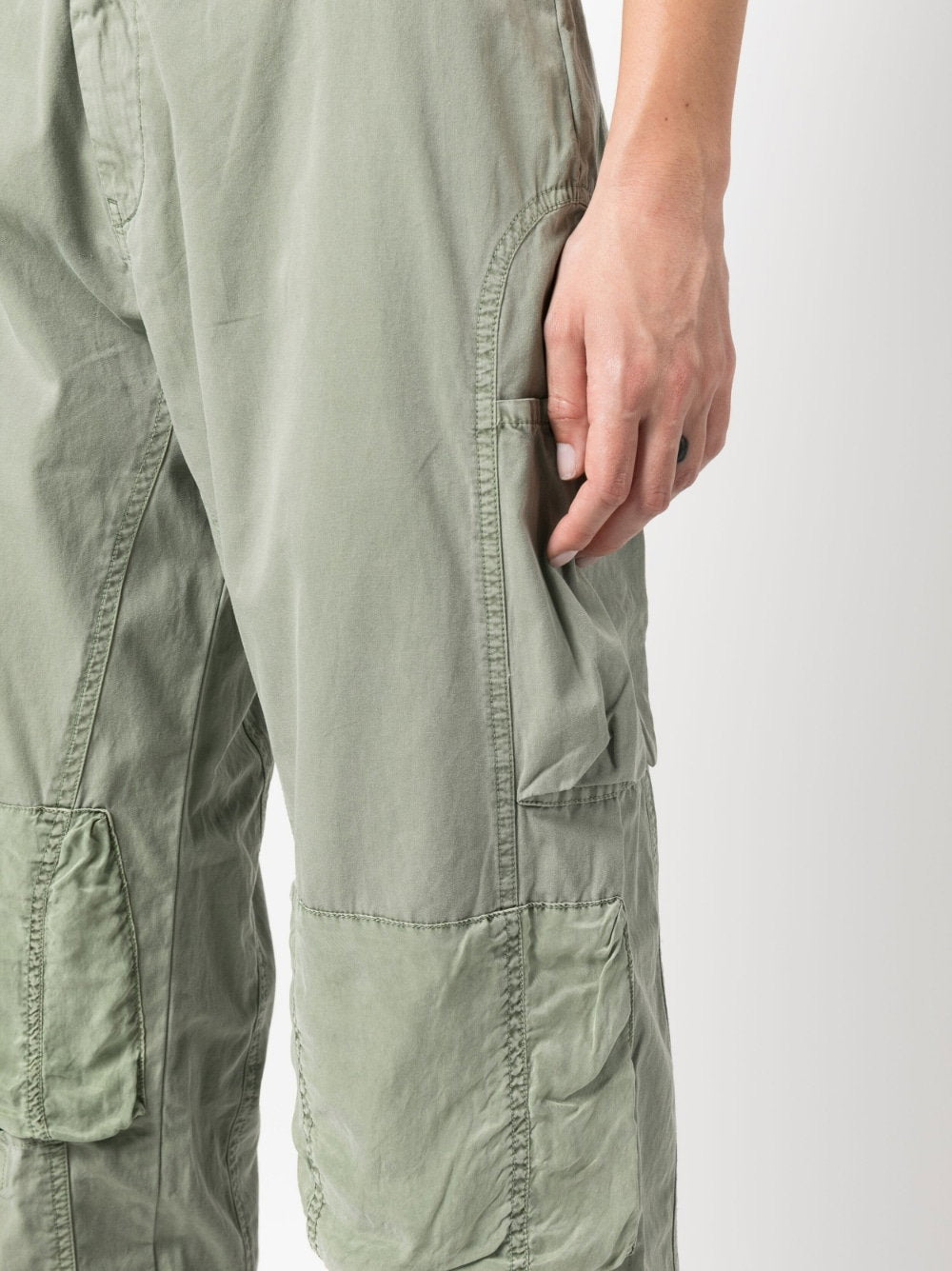 John Elliott Pre Cotton cargo trousers-Trousers-[Adult]-[Female]-2022 Online Blue Zone Planet