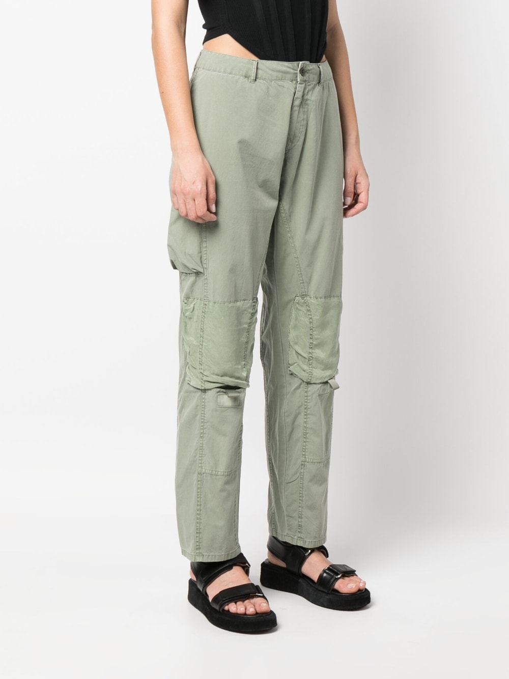 John Elliott Pre Cotton cargo trousers-Trousers-[Adult]-[Female]-2022 Online Blue Zone Planet
