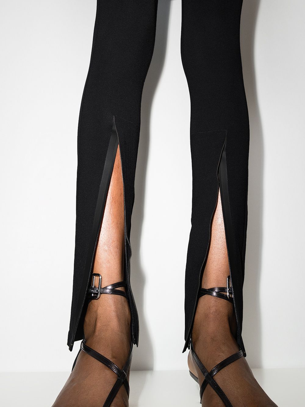 032C Front zip leggings-Trousers-[Adult]-[Female]-2022 Online Blue Zone Planet