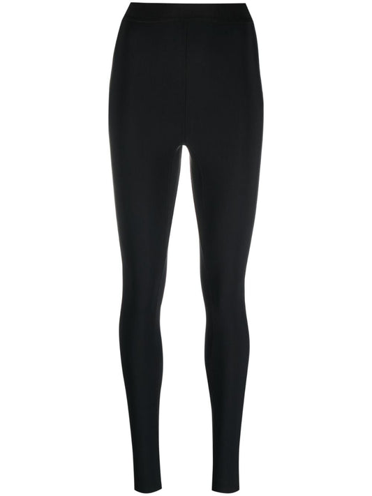 032C Wardrobe.Nyc High waist zipped leggings-Trousers-[Adult]-[Female]-L-BLACK-2022 Online Blue Zone Planet