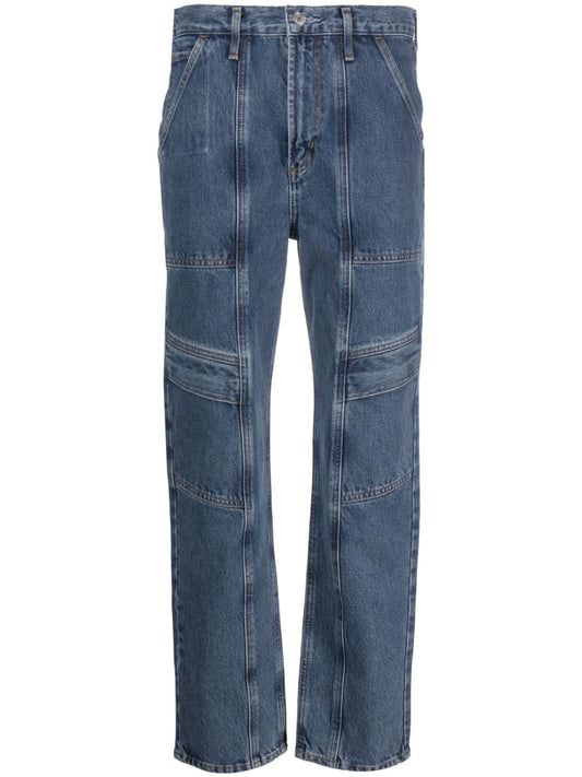 Agolde Pre Cargo straight-leg jeans-Jeans-[Adult]-[Female]-2022 Online Blue Zone Planet