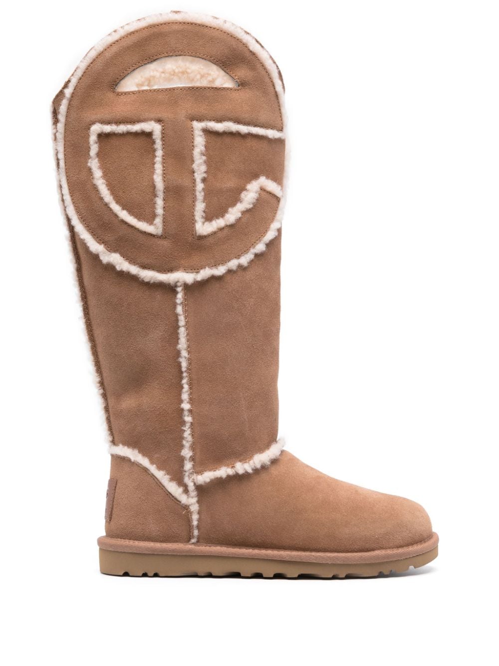UGG X TELFAR Logo Tall Boot-TOPS / DRESSES-[Adult]-[Female]-3-BROWN-2022 Online Blue Zone Planet