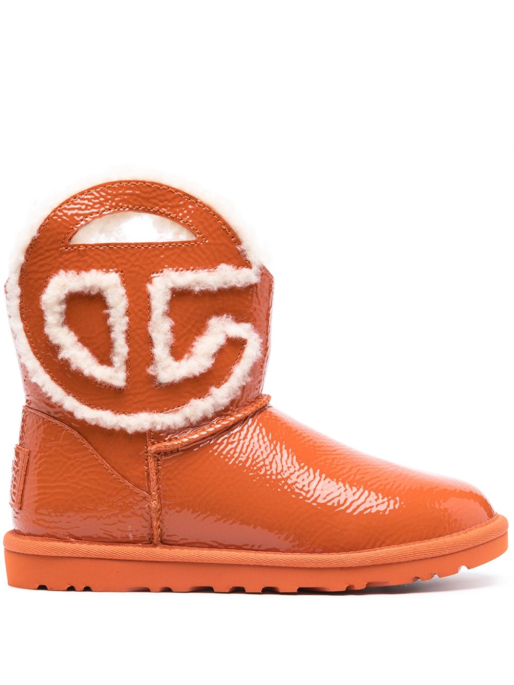 UGG X Telfar Logo Mini Crinkle Boots-TOPS / DRESSES-[Adult]-[Female]-3-ORANGE-2022 Online Blue Zone Planet