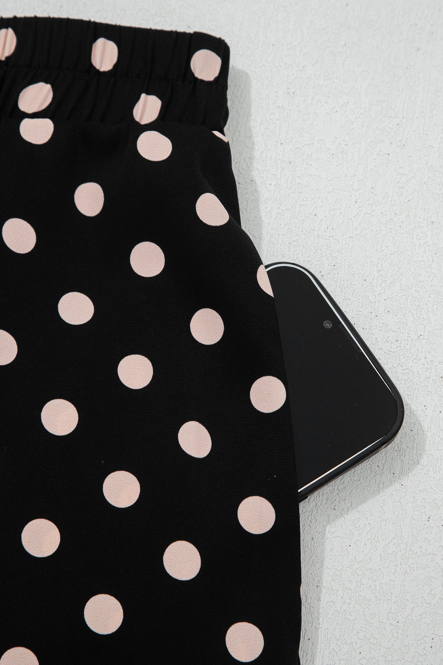 Black Asymmetric Polka Dot Print Sheer Lace Patchwork Maxi Skirt-Bottoms/Skirts & Petticoat-[Adult]-[Female]-2022 Online Blue Zone Planet