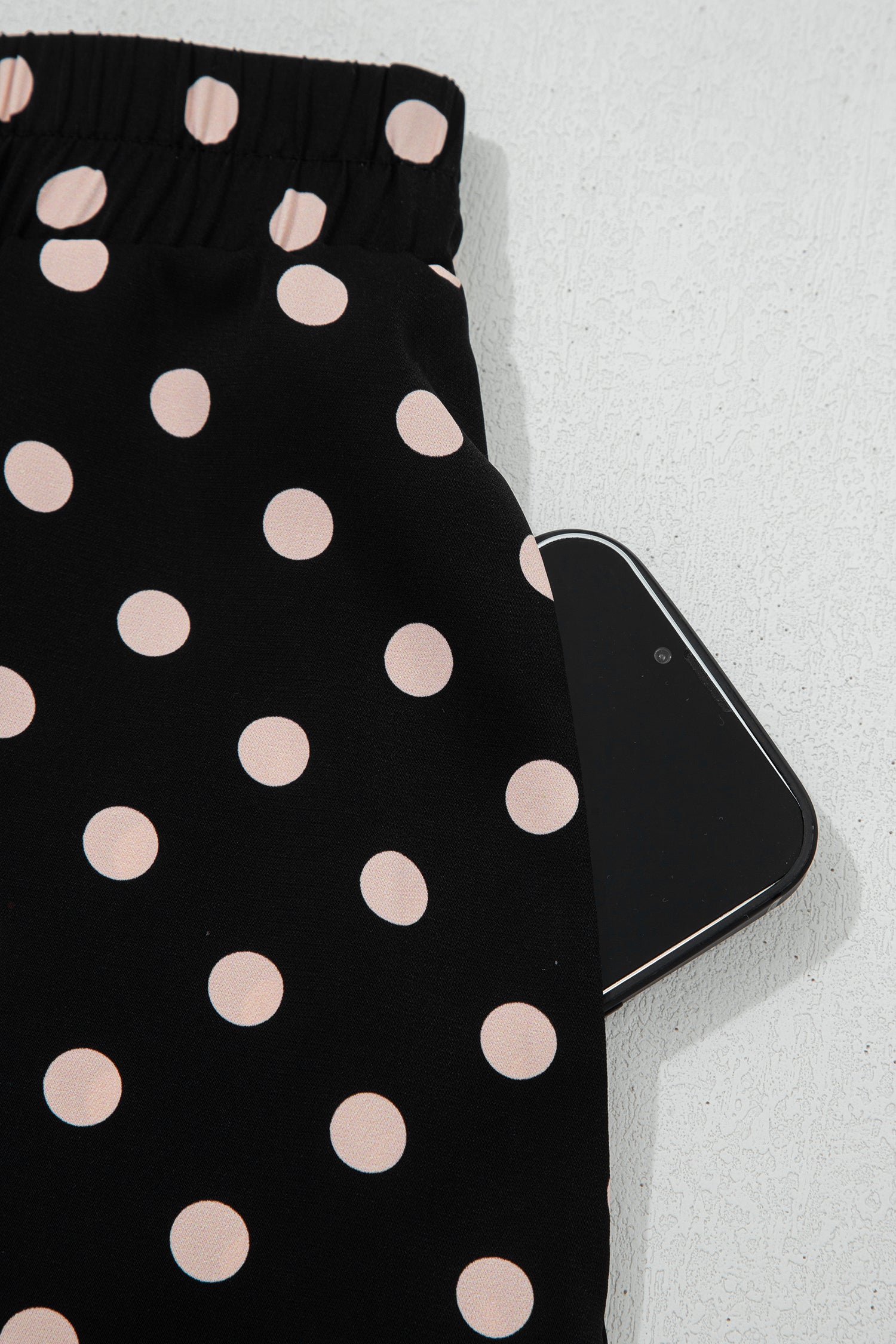 Black Asymmetric Polka Dot Print Sheer Lace Patchwork Maxi Skirt-Bottoms/Skirts & Petticoat-[Adult]-[Female]-2022 Online Blue Zone Planet