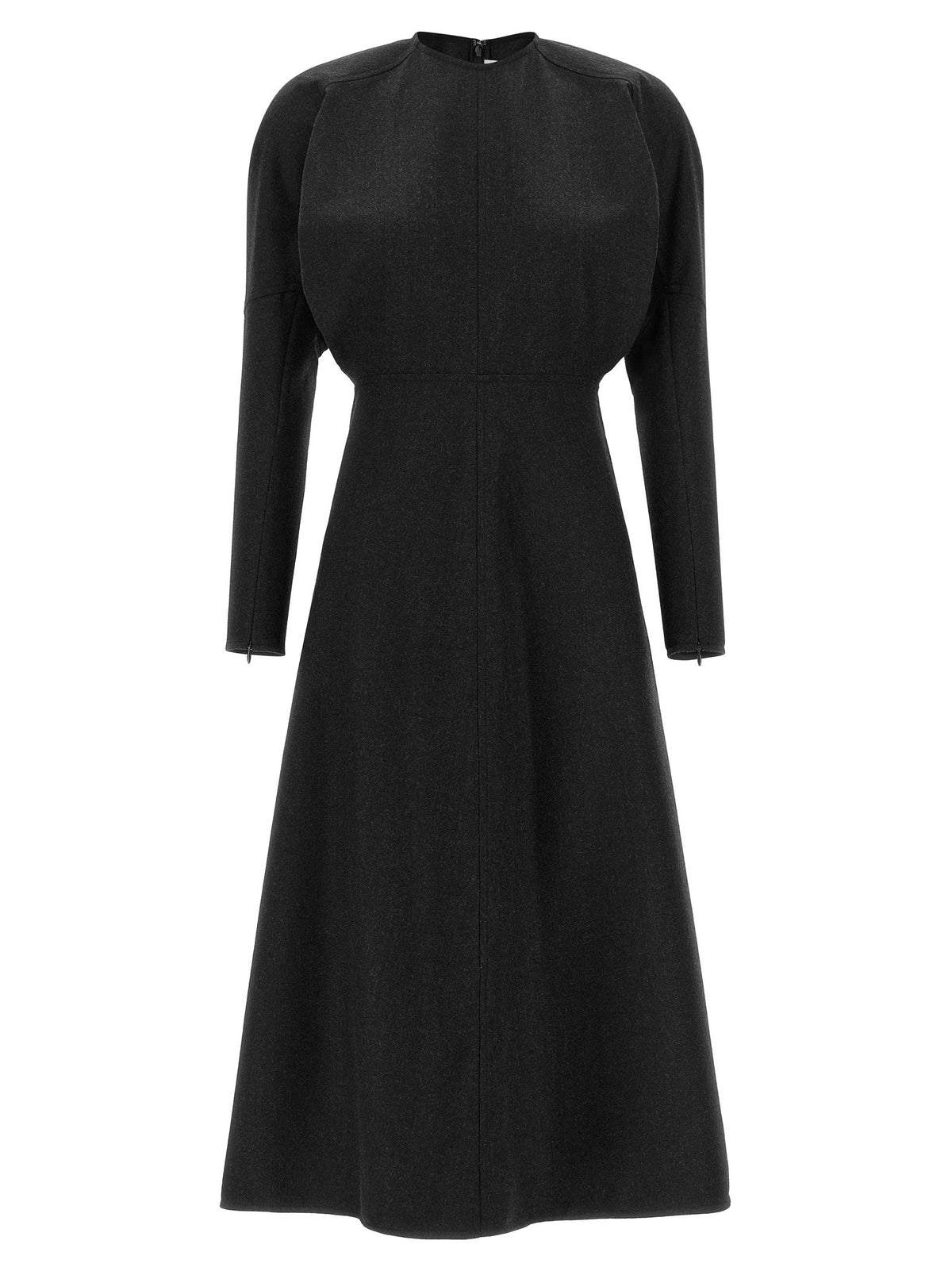 Victoria Beckham Dolman Dress-Dresses-[Adult]-[Female]-12 UK-Gray-2022 Online Blue Zone Planet