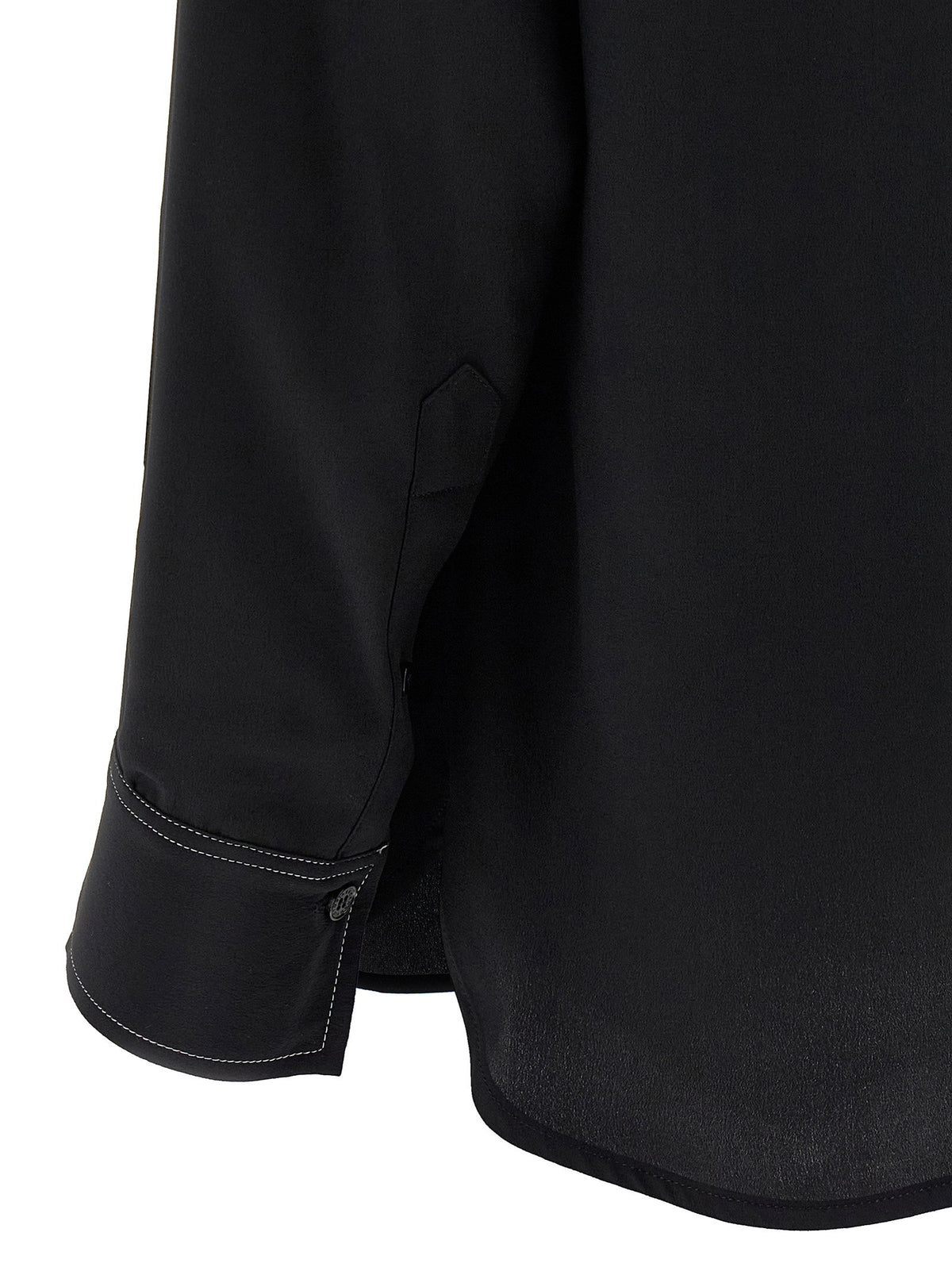 Victoria Beckham Ruffle Blouse-Shirts-[Adult]-[Female]-2022 Online Blue Zone Planet