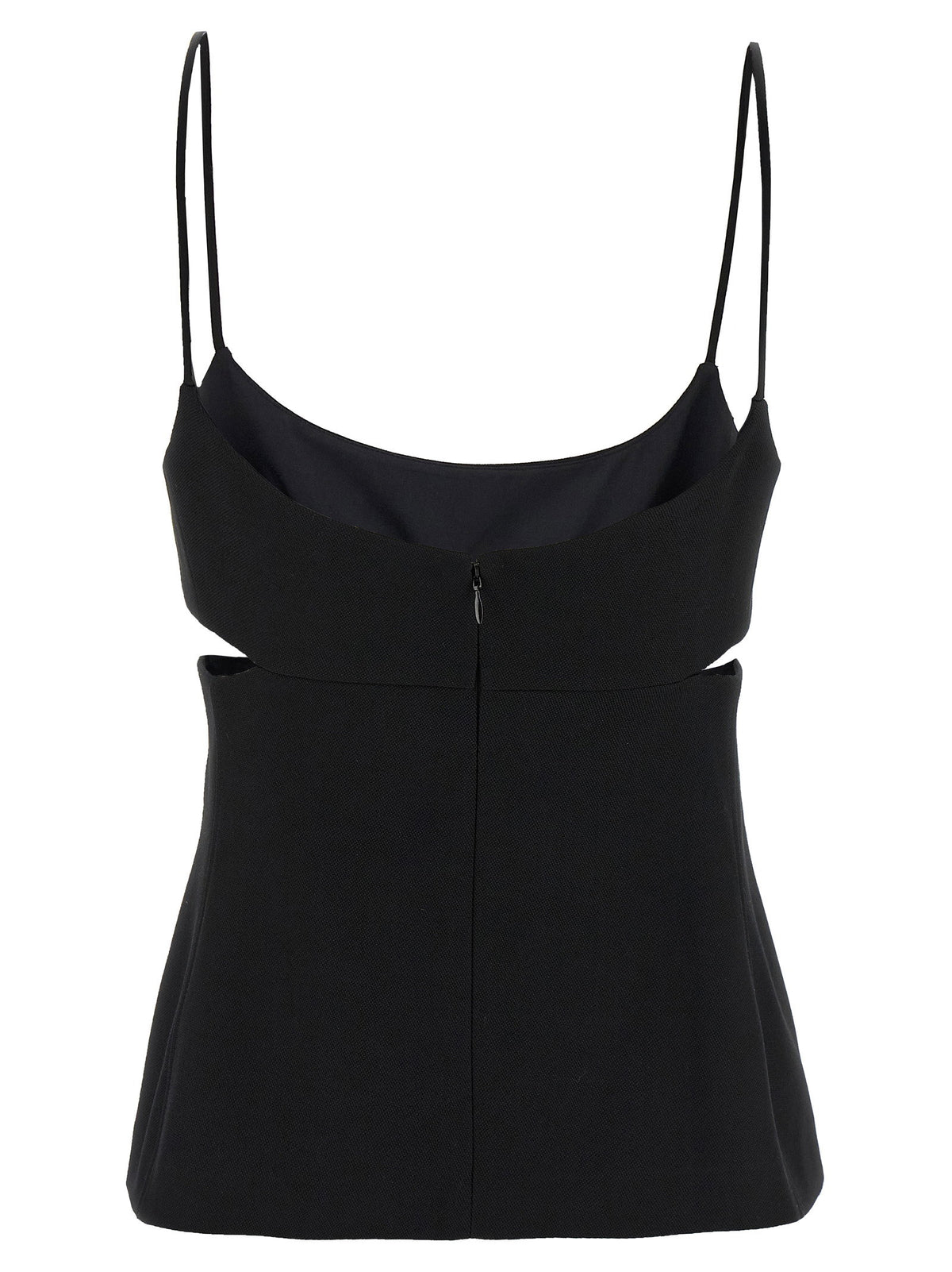 Victoria Beckham Cut-out Cami Top-Topwear-[Adult]-[Female]-2022 Online Blue Zone Planet
