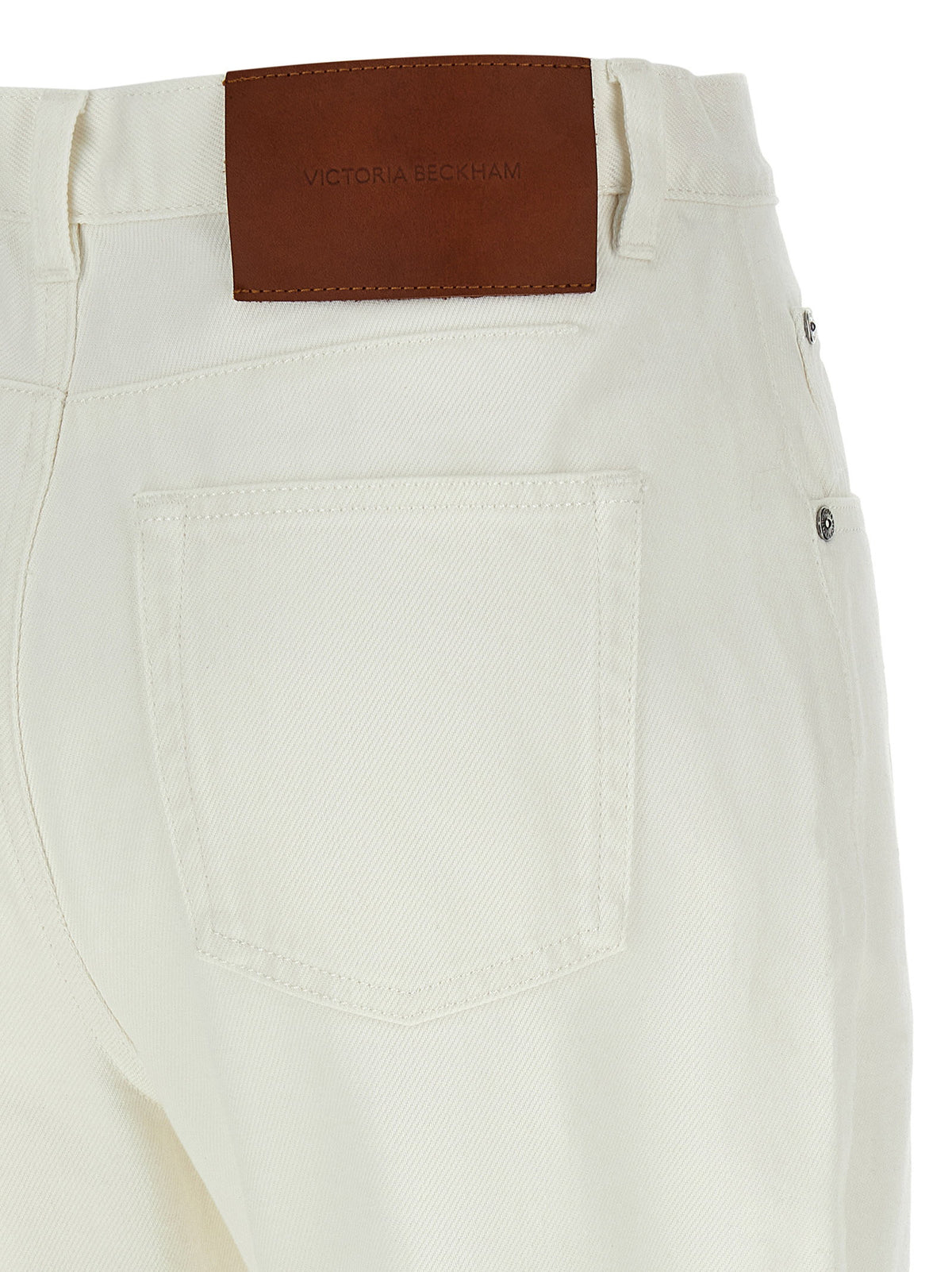 Victoria Beckham High Waist Jeans-Jeans-[Adult]-[Female]-2022 Online Blue Zone Planet