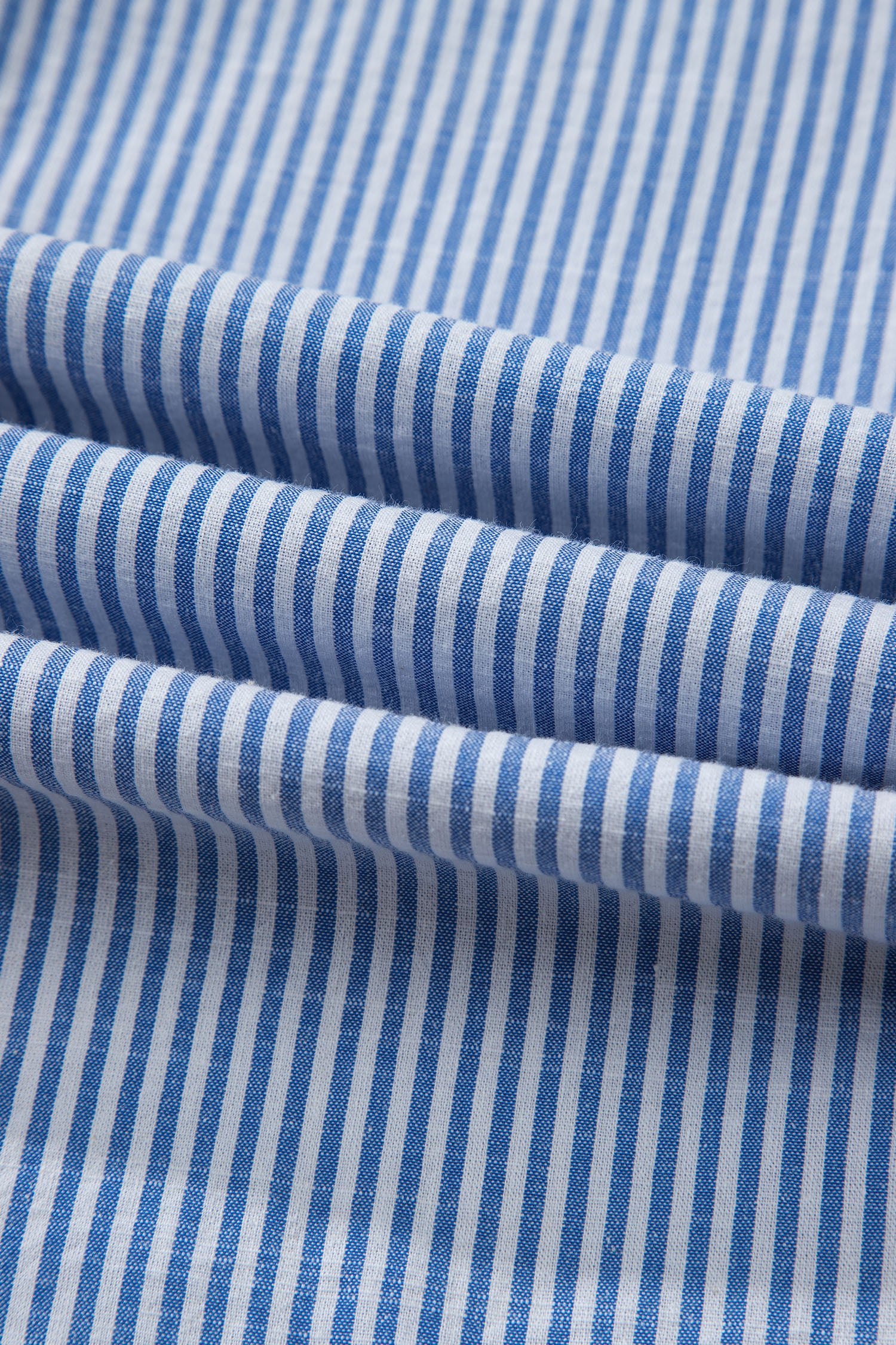 Sky Blue Stripe Contrast Frilled Leopard Trim Casual Long Sleeve Shirt-Tops/Blouses & Shirts-[Adult]-[Female]-2022 Online Blue Zone Planet