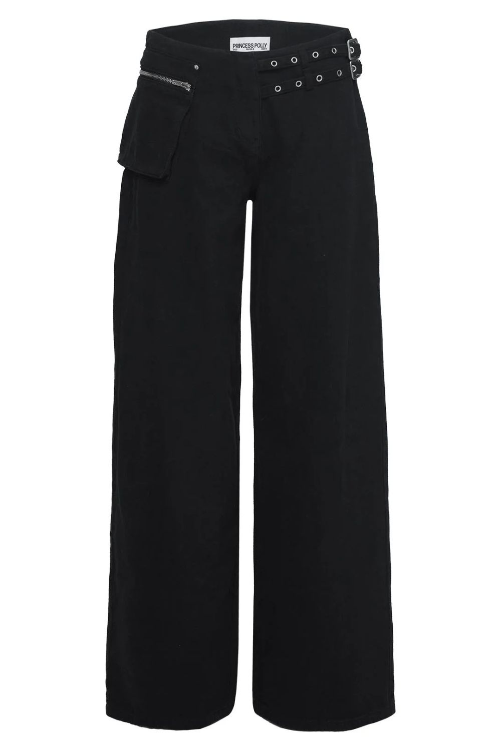 Wide Leg Jeans with Pockets-BOTTOMS-[Adult]-[Female]-2022 Online Blue Zone Planet