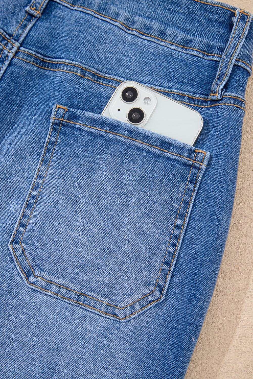 Sky Blue Cropped High Rise Wide Leg Jeans-Bottoms/Jeans-[Adult]-[Female]-2022 Online Blue Zone Planet