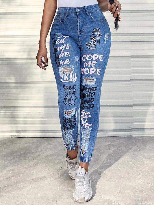 Distressed Skinny Jeans with Pockets-TOPS / DRESSES-[Adult]-[Female]-Medium-S-2022 Online Blue Zone Planet