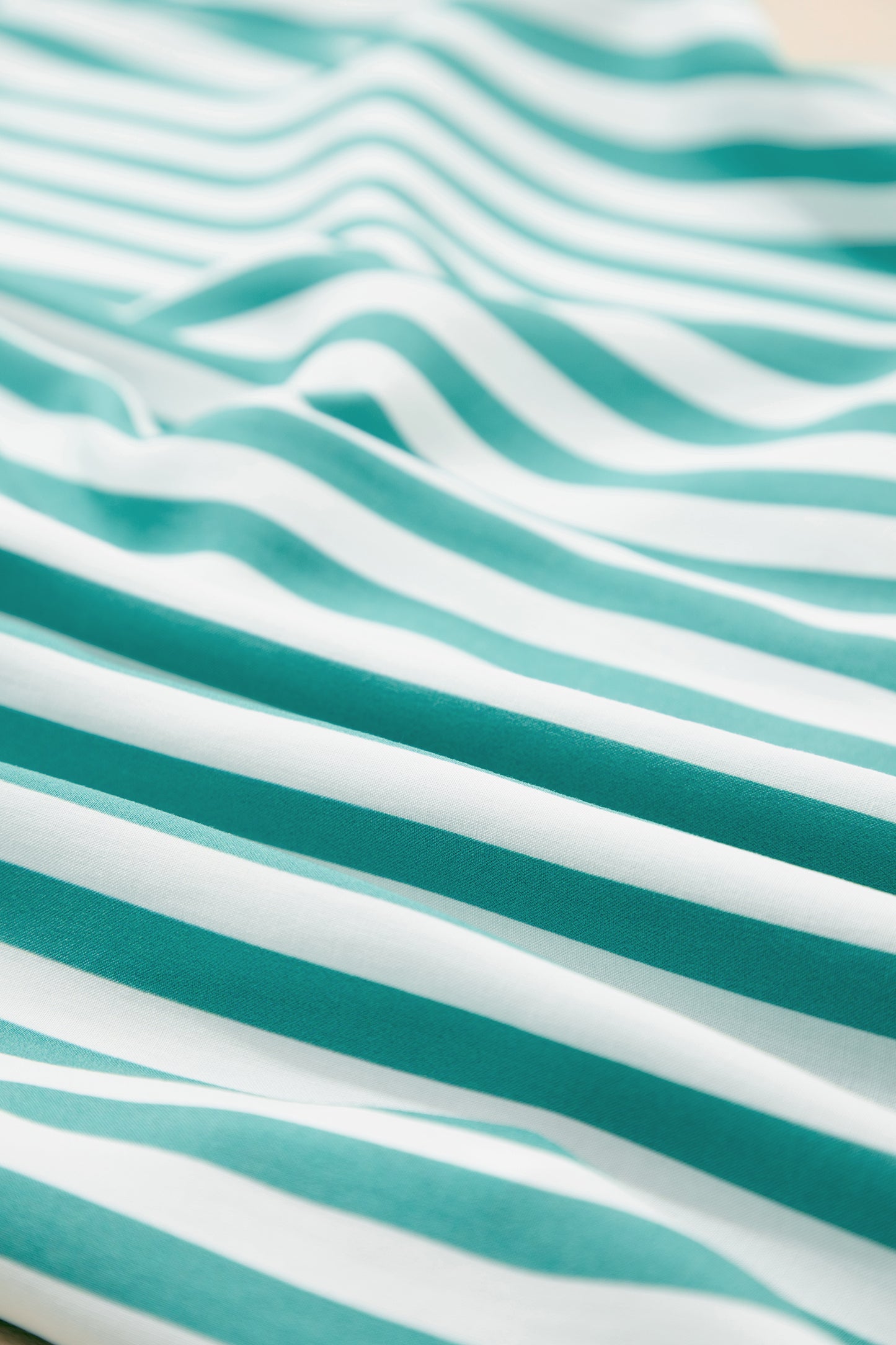 Green Stripe Contrast Ricrac Trim Long Sleeve Shirt Drawstring Ruffled Pajama Short Set-Loungewear & Sleepwear/Sleepwear-[Adult]-[Female]-2022 Online Blue Zone Planet