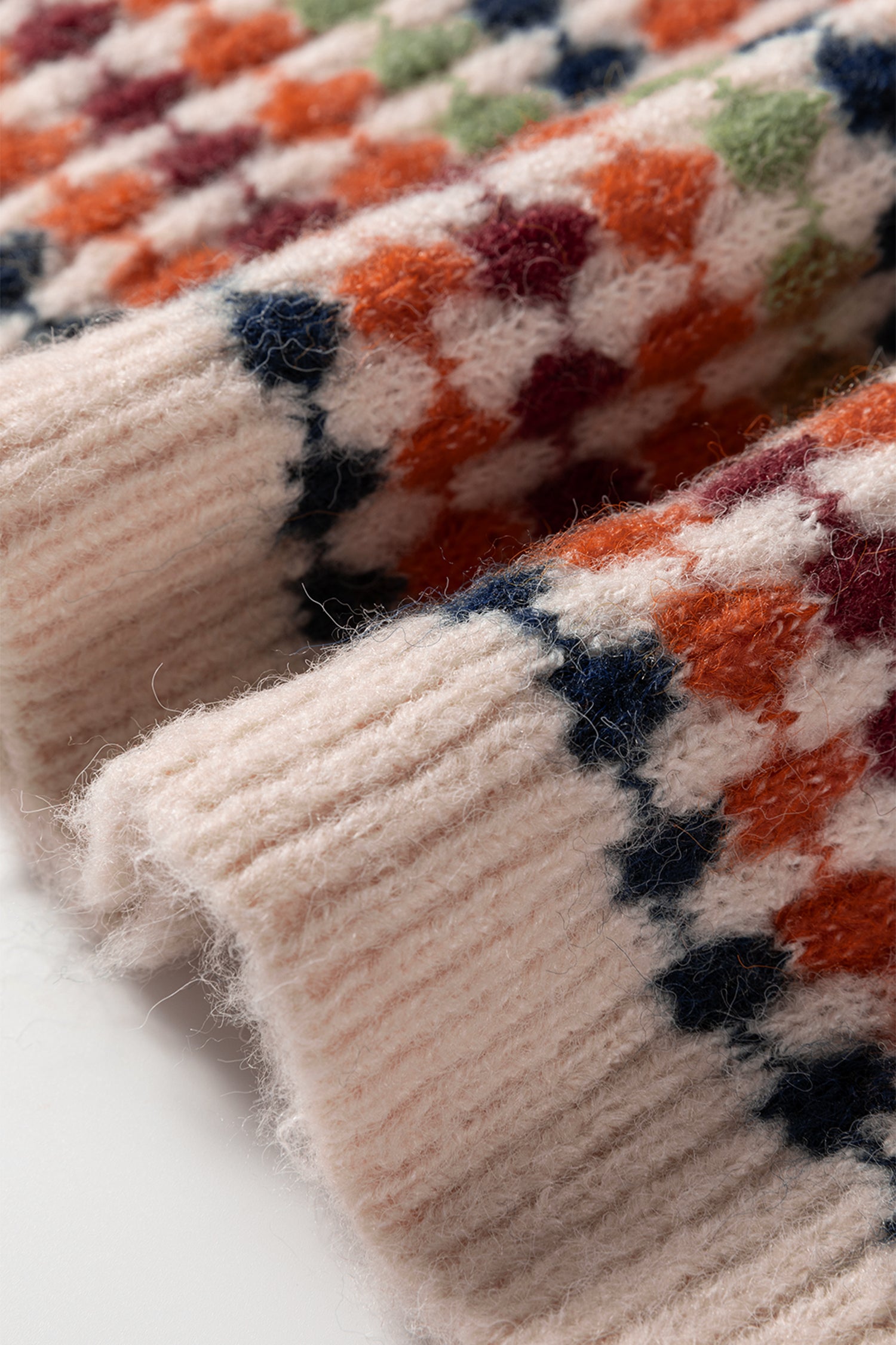 Multicolour Dotty Striped Pattern Knit Drop Shoulder Sweater-TOPS / DRESSES-[Adult]-[Female]-2022 Online Blue Zone Planet