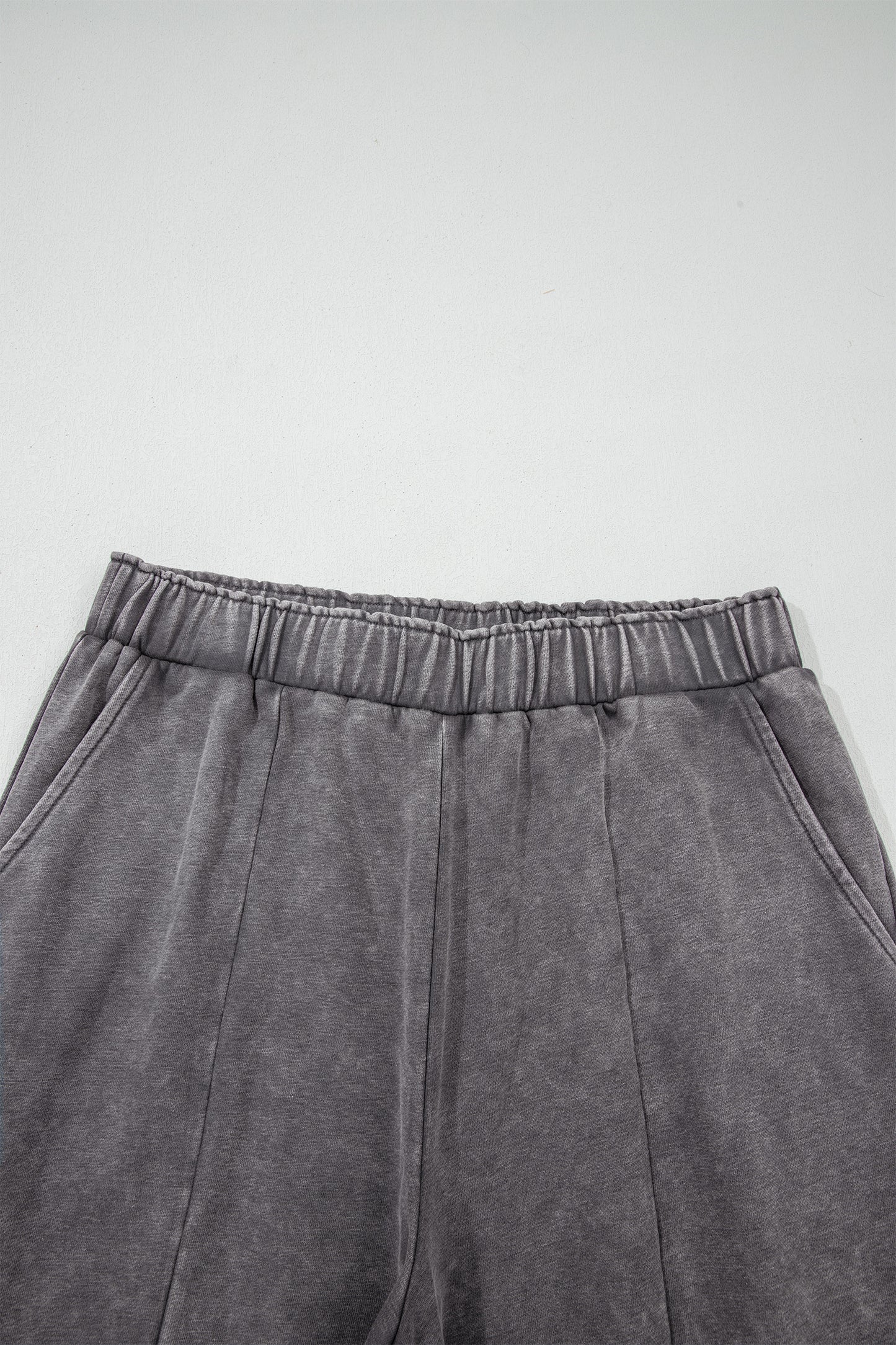 Dark Grey Mineral Wash Leopard Patchwork Loose Pants-Bottoms/Pants & Culotte-[Adult]-[Female]-2022 Online Blue Zone Planet