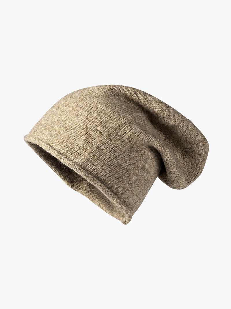 Polyester Knit Beanie Hat-BEANIES-[Adult]-[Female]-Khaki-One Size-2022 Online Blue Zone Planet