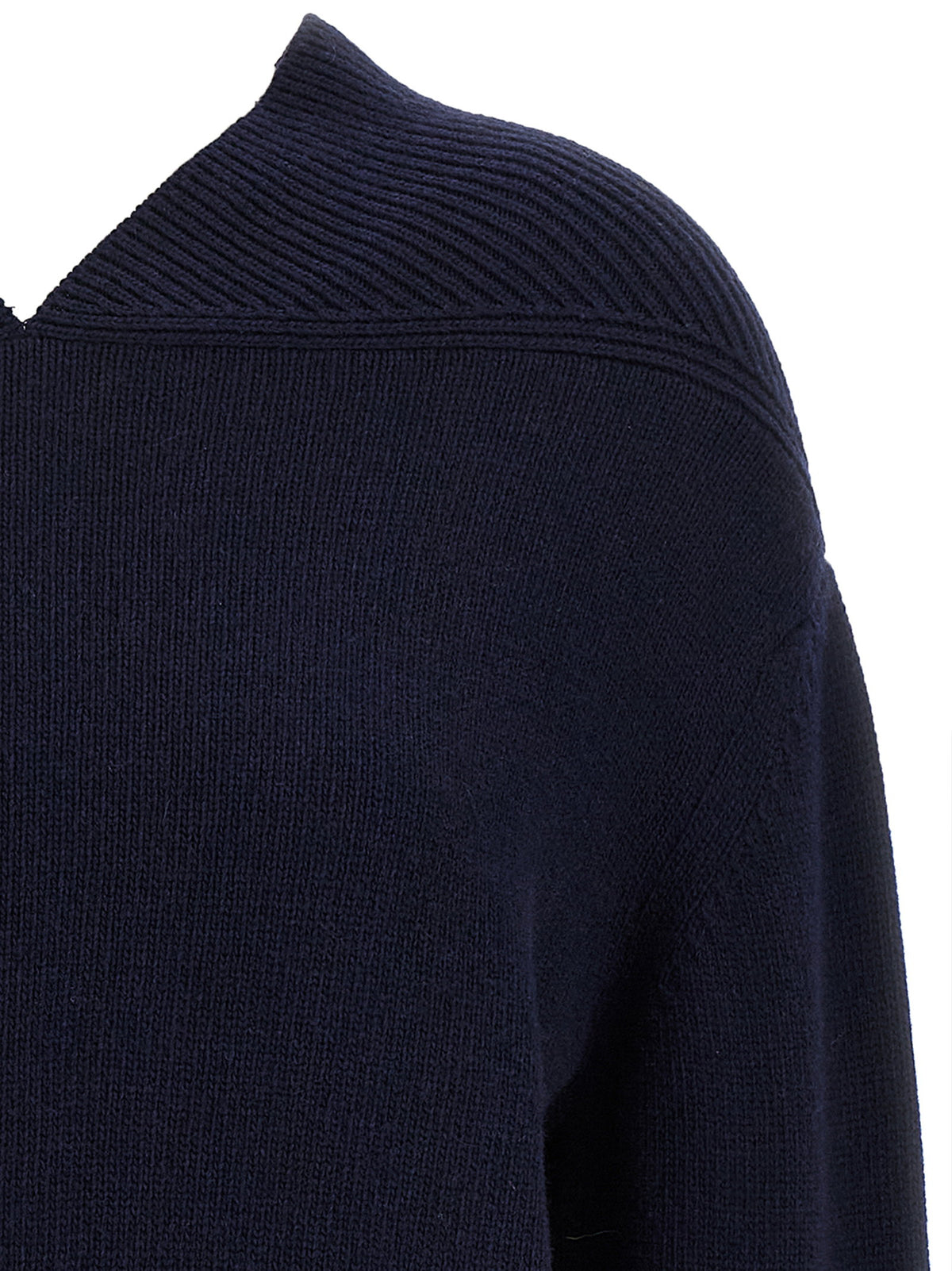 Victoria Beckham V-neck Yoke Detail Sweater-TOPS / DRESSES-[Adult]-[Female]-2022 Online Blue Zone Planet