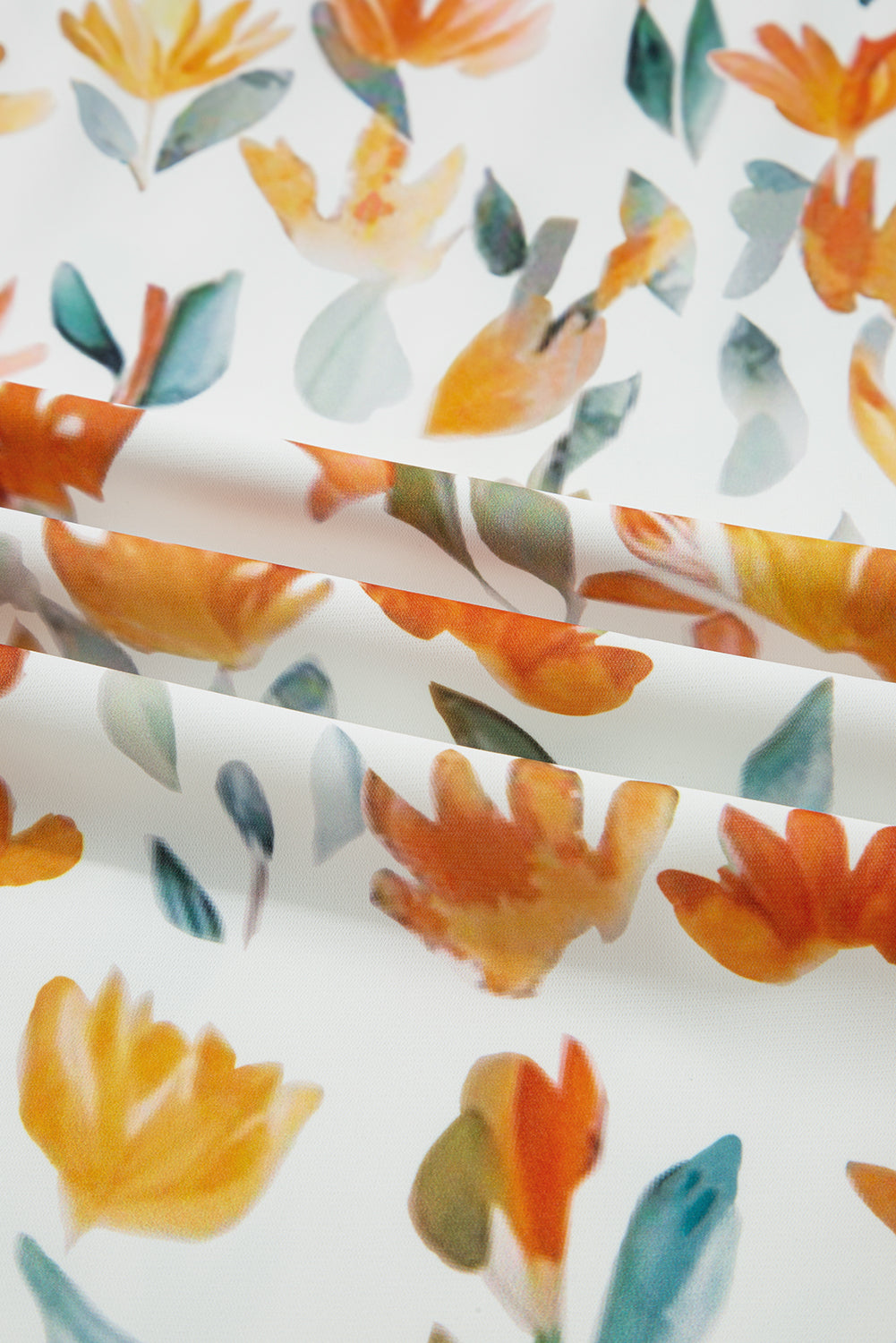 Yellow Floral Print Tie Neck Frilled Detail Long Sleeve Mini Dress-TOPS / DRESSES-[Adult]-[Female]-2022 Online Blue Zone Planet