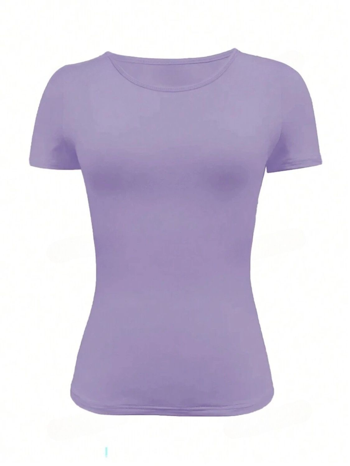 Round Neck Short Sleeve T-Shirt-TOPS / DRESSES-[Adult]-[Female]-2022 Online Blue Zone Planet