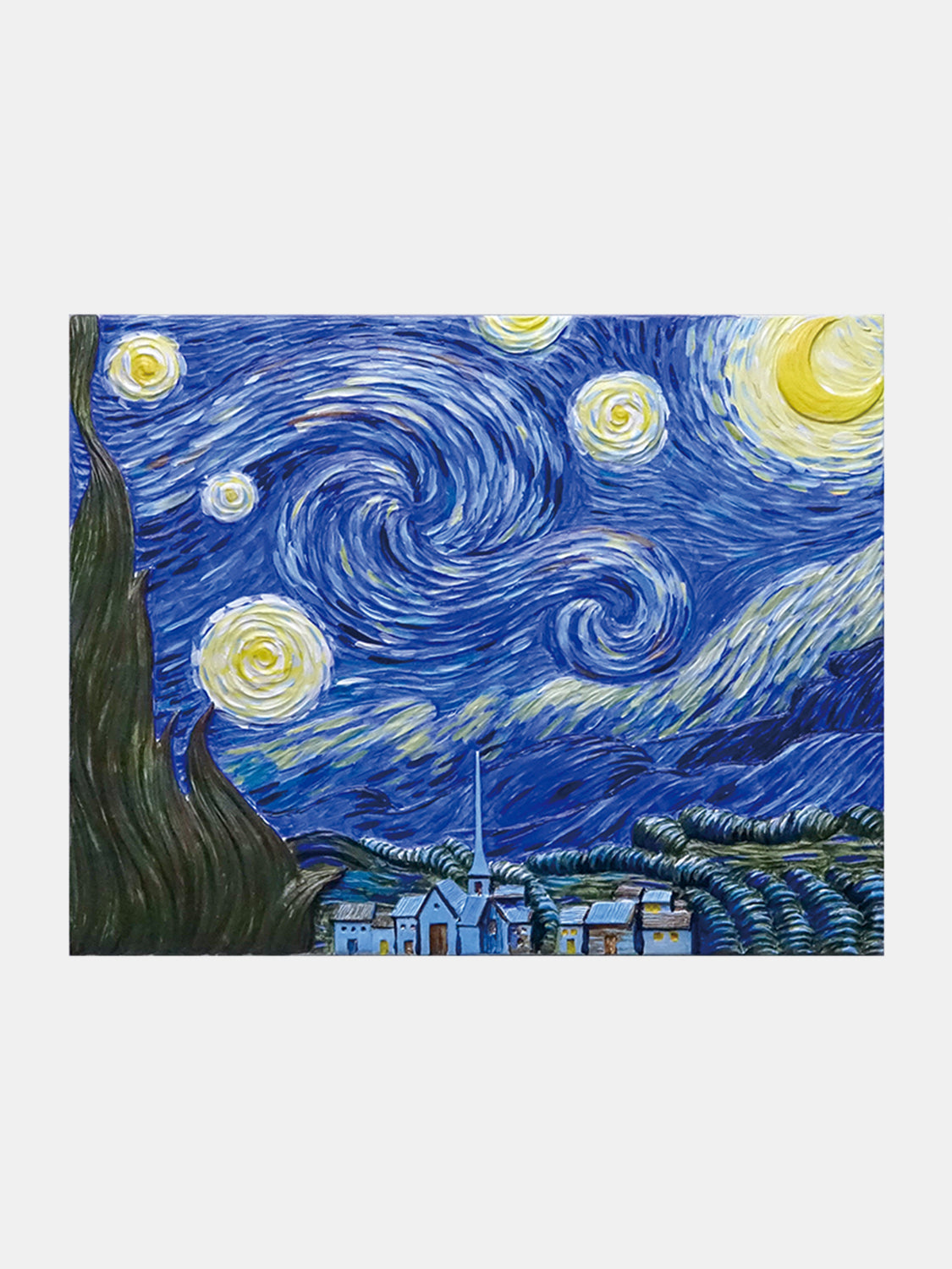 Relief Van Gogh's Starry Night DIY 3D Oil Painting Kit-DECOR-[Adult]-[Female]-Starry Night-One Size-2022 Online Blue Zone Planet