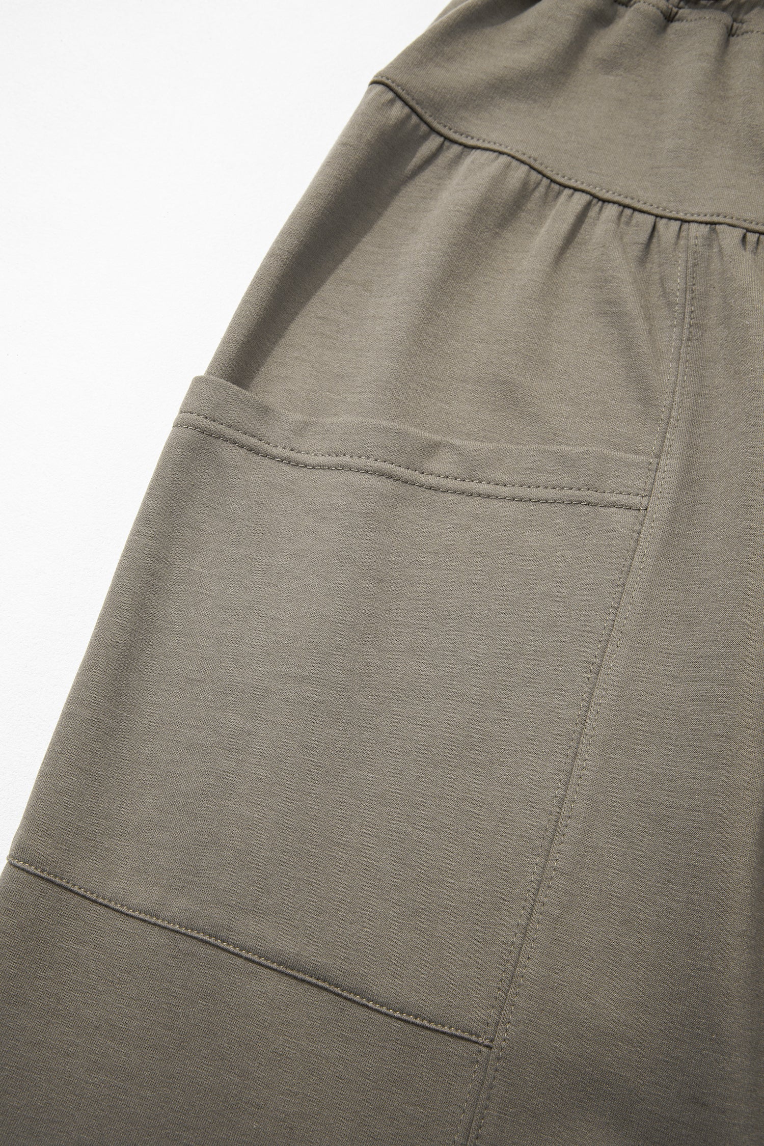 Seagrass Elastic Waist Drawstring Wide Leg Full Length Pants-Bottoms/Pants & Culotte-[Adult]-[Female]-2022 Online Blue Zone Planet