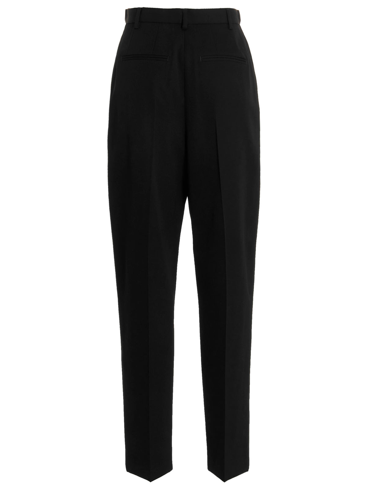 Tory Burch Wool Twill Pants-Trousers-[Adult]-[Female]-2022 Online Blue Zone Planet