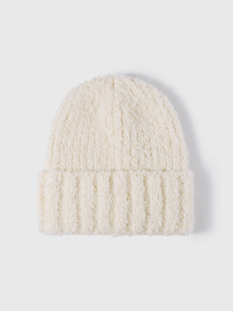 Thermal Teddy Knit Hat-BEANIES-[Adult]-[Female]-Cream-One Size-2022 Online Blue Zone Planet