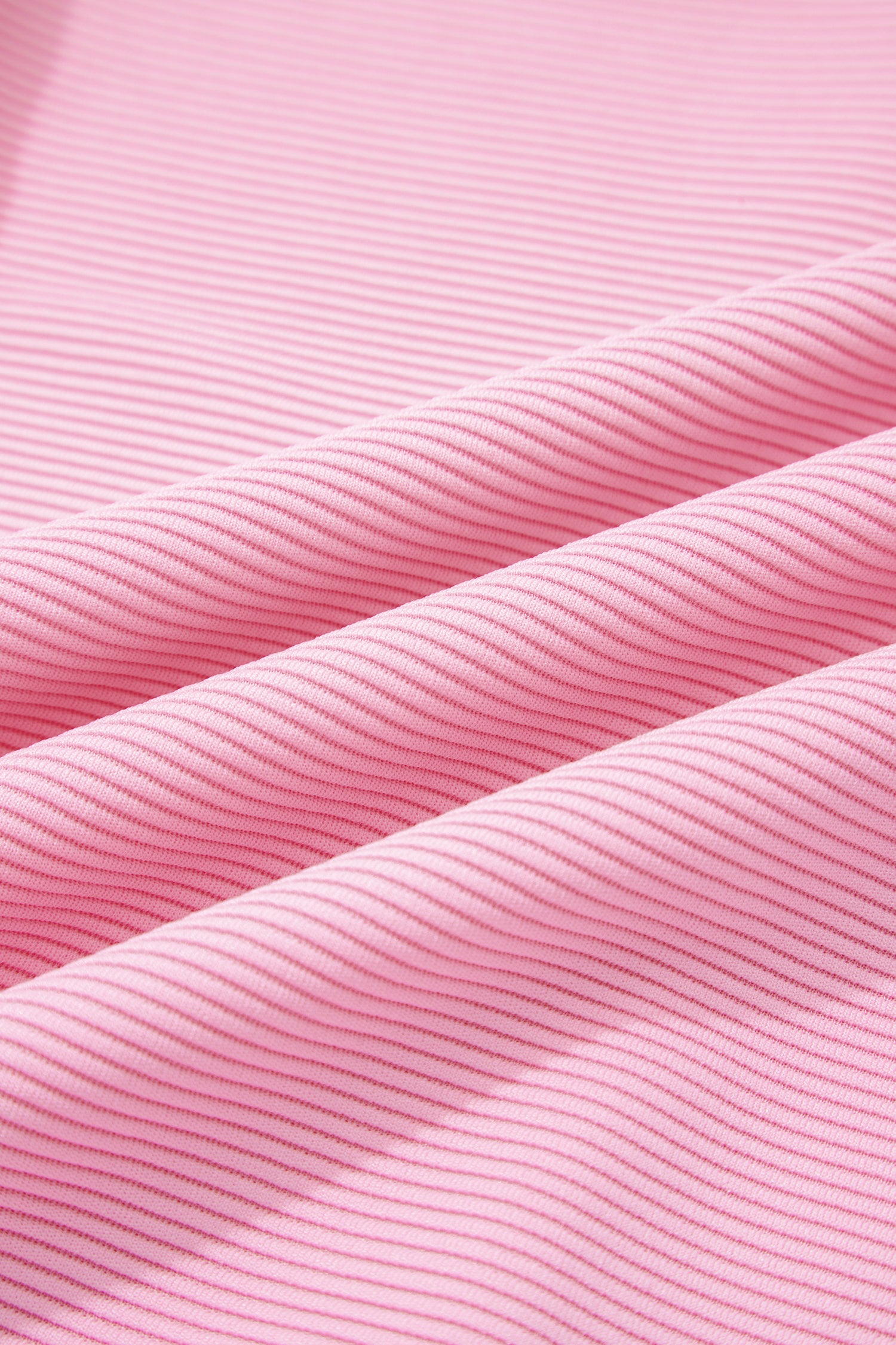 Pink Horizontal Ribbed Exposed Seam Detail Drop Shoulder Baggy Pullover-Tops/Long Sleeve Tops-[Adult]-[Female]-2022 Online Blue Zone Planet