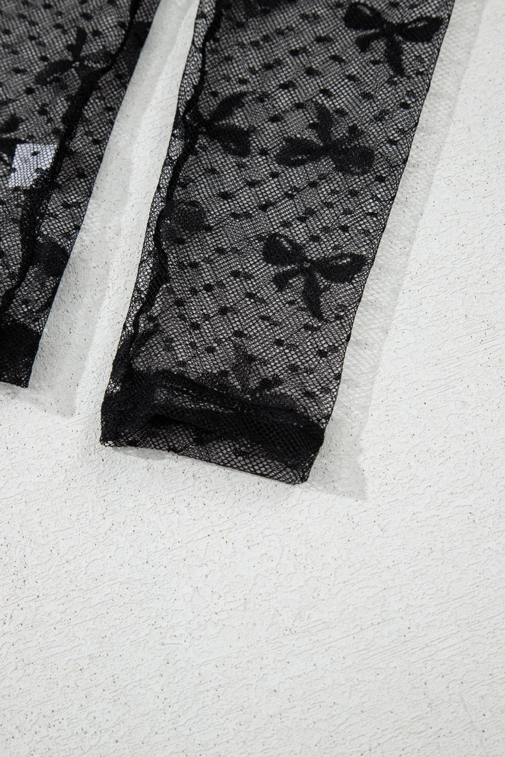 Bow Round Neck Sheer Top-TOPS / DRESSES-[Adult]-[Female]-2022 Online Blue Zone Planet