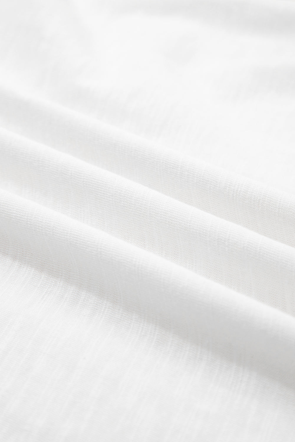White Layered Ruffle Short Sleeve Round Neck Top-Tops/Tops & Tees-[Adult]-[Female]-2022 Online Blue Zone Planet