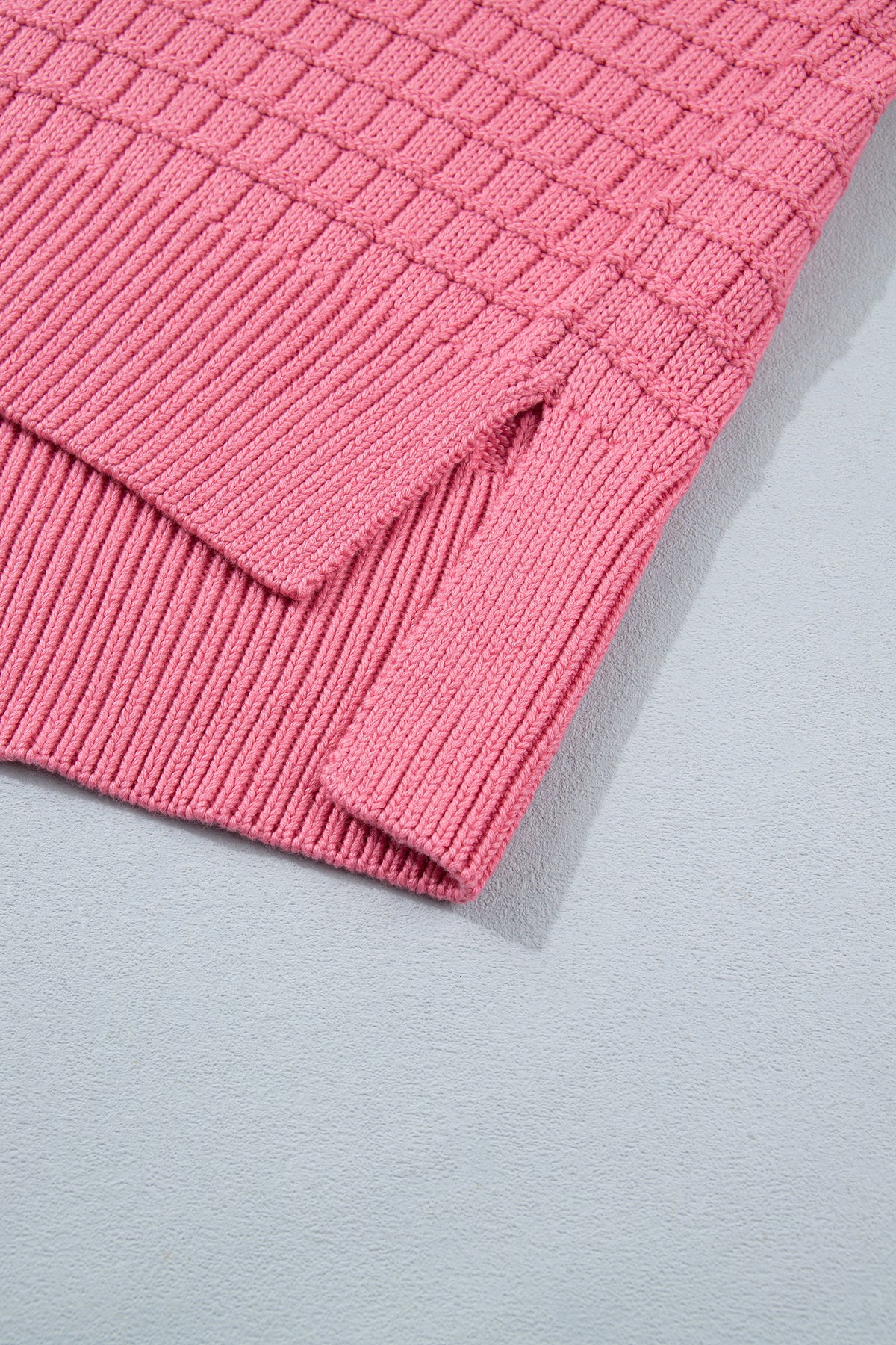 Peach Blossom Drop Shoulder Long Sleeve Knit Regular Fit Sweater-TOPS / DRESSES-[Adult]-[Female]-2022 Online Blue Zone Planet