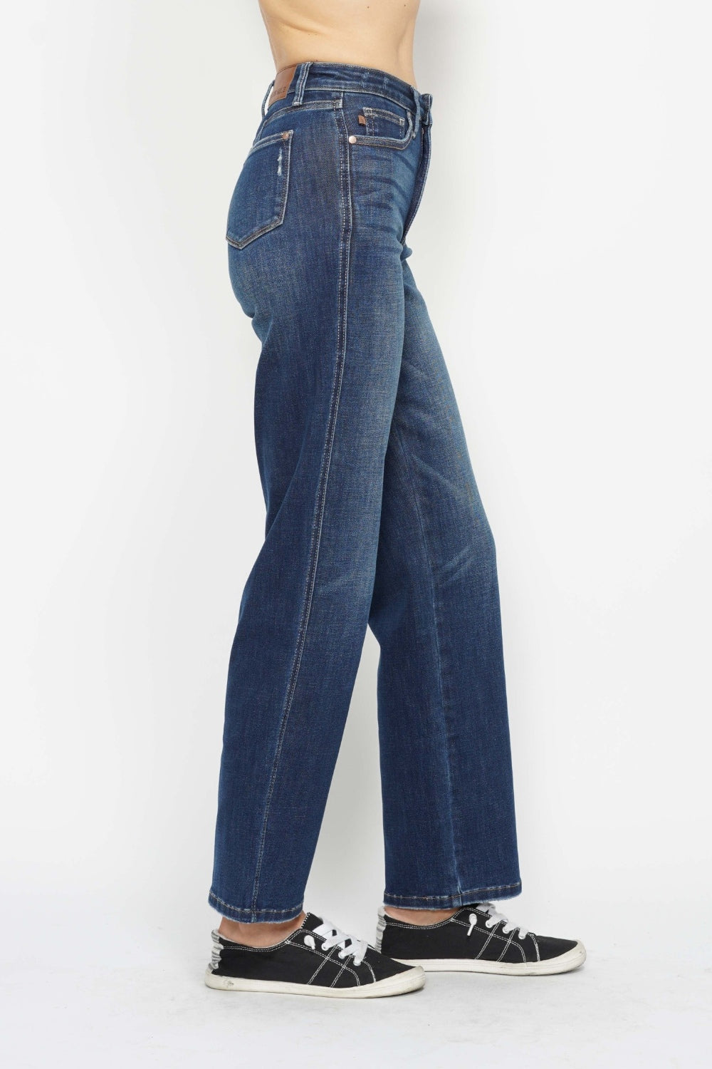 Judy Blue Full Size High Waist Tummy Control Jeans-[Adult]-[Female]-2022 Online Blue Zone Planet