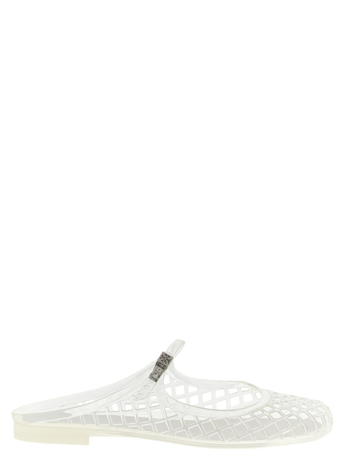 Tory Burch Mello Mary Jane Jelly Sabots-Flat Shoes-[Adult]-[Female]-10-White-2022 Online Blue Zone Planet
