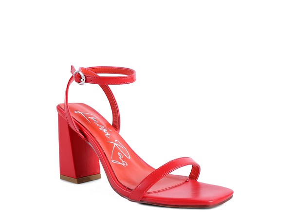 Block Heel Ankle Strap Sandals-SHOES-[Adult]-[Female]-Red-6-2022 Online Blue Zone Planet