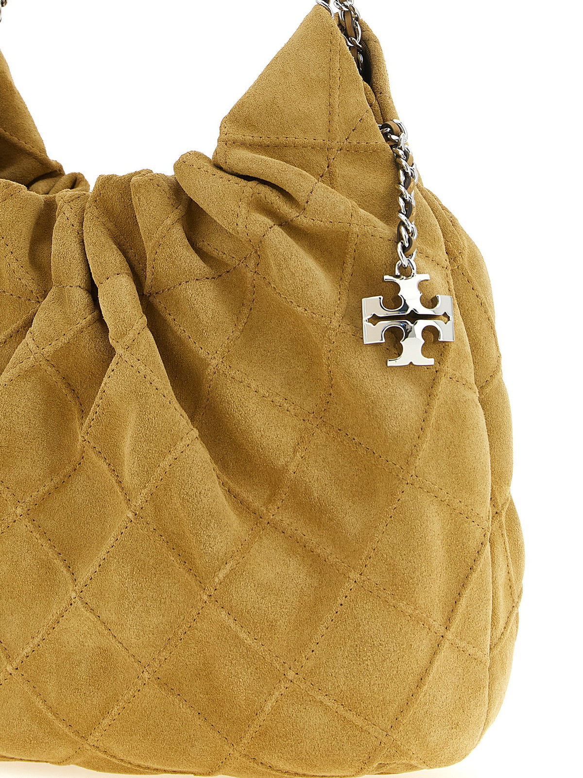 Tory Burch Hobo Mini Fleming Shoulder Bag-Shoulder-[Adult]-[Female]-2022 Online Blue Zone Planet