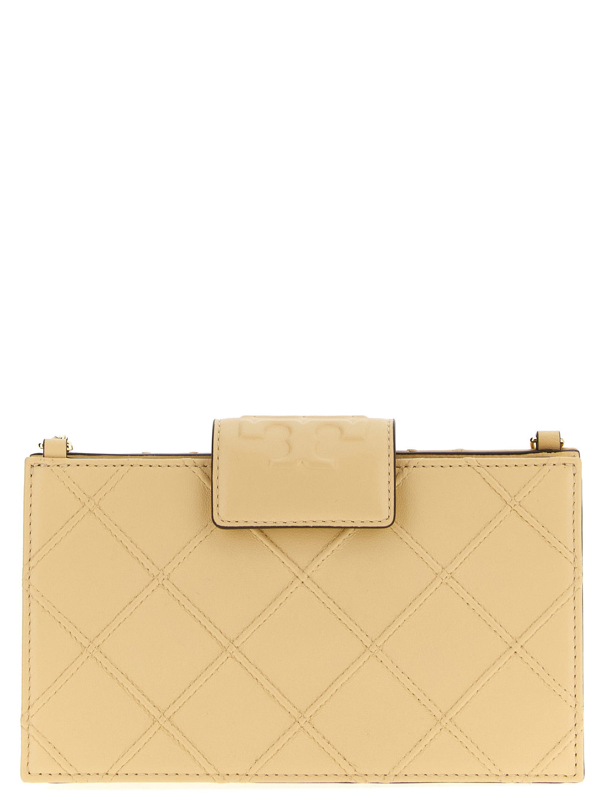 Tory Burch Fleming Wallet-Small Leather Goods-[Adult]-[Female]-UNI-Beige-2022 Online Blue Zone Planet
