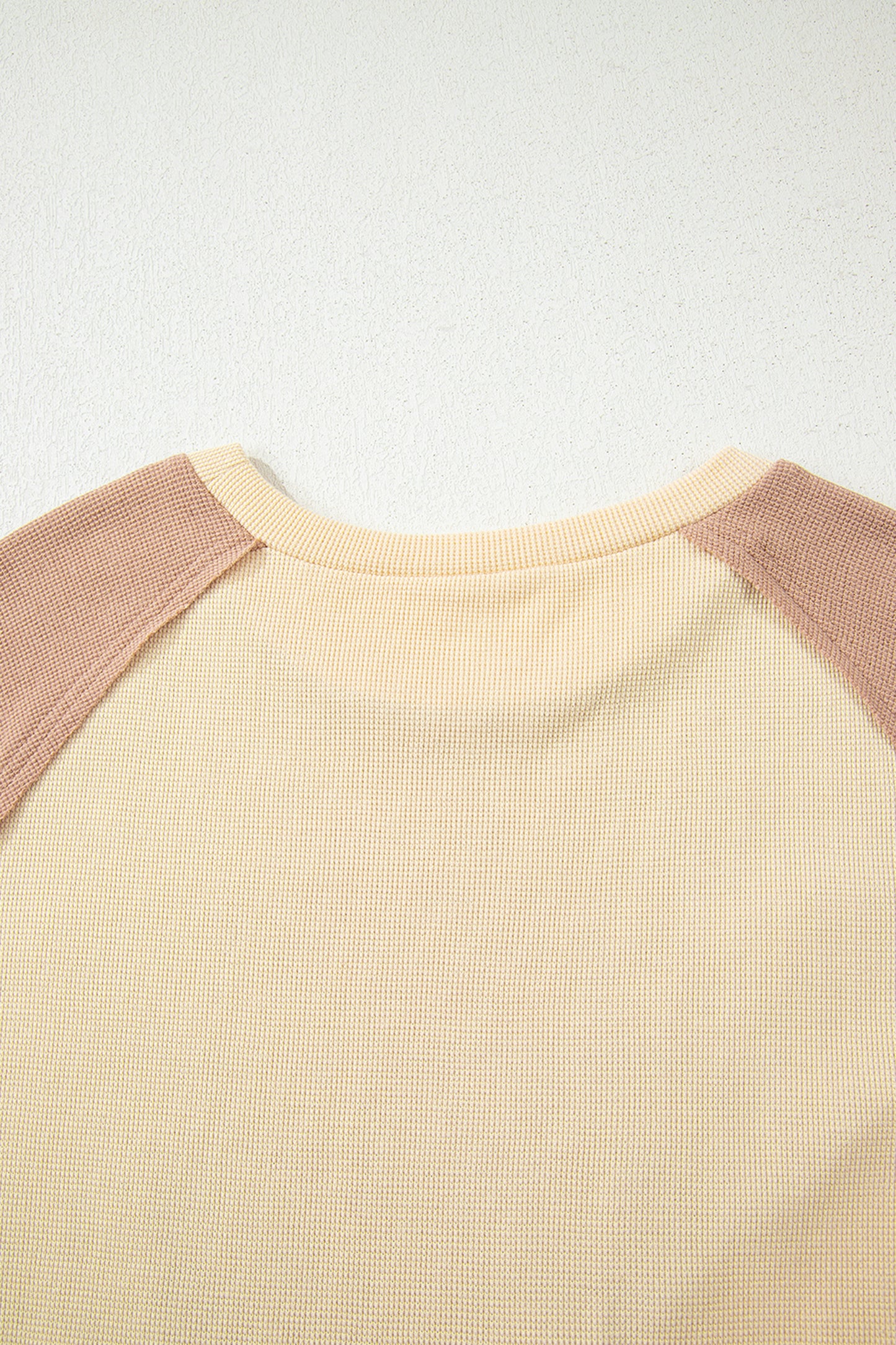 Light French Beige Leopard Star Color Block Patchwork Textured Baggy Sweatshirt-Tops/Sweatshirts & Hoodies-[Adult]-[Female]-2022 Online Blue Zone Planet