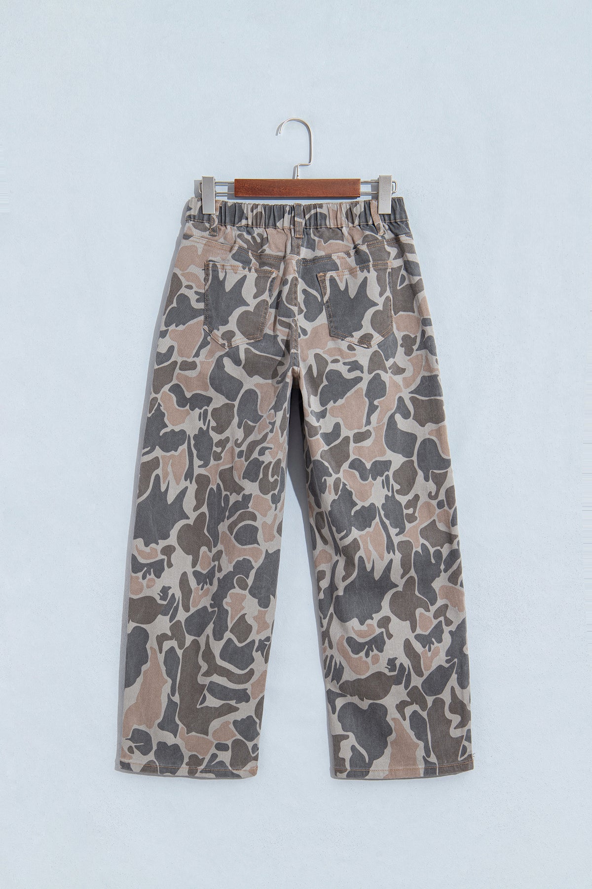 Multicolour Camouflage Shift Ankle Length Jeans-Bottoms/Jeans-[Adult]-[Female]-2022 Online Blue Zone Planet