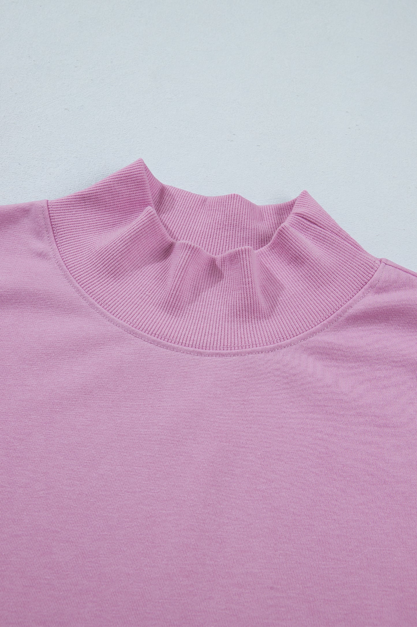 Phalaenopsis Solid Color High Neck Cap Sleeve Loose Top-Tops/Tops & Tees-[Adult]-[Female]-2022 Online Blue Zone Planet