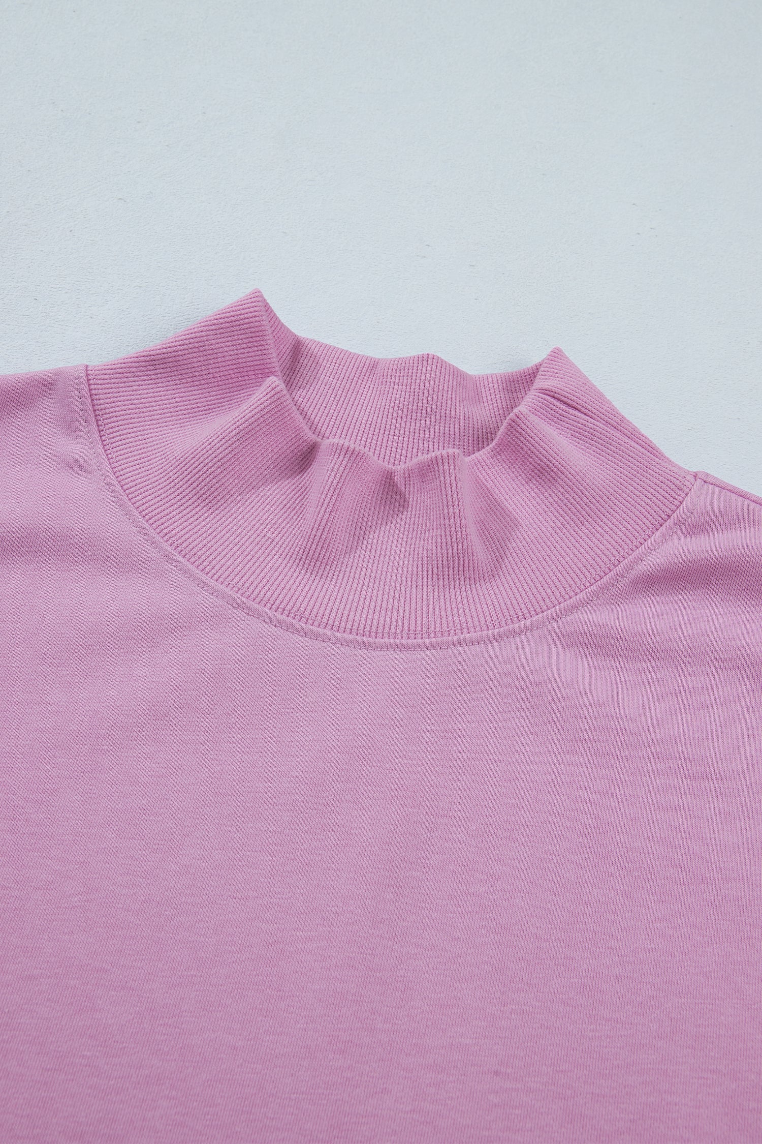Phalaenopsis Solid Color High Neck Cap Sleeve Loose Top-Tops/Tops & Tees-[Adult]-[Female]-2022 Online Blue Zone Planet