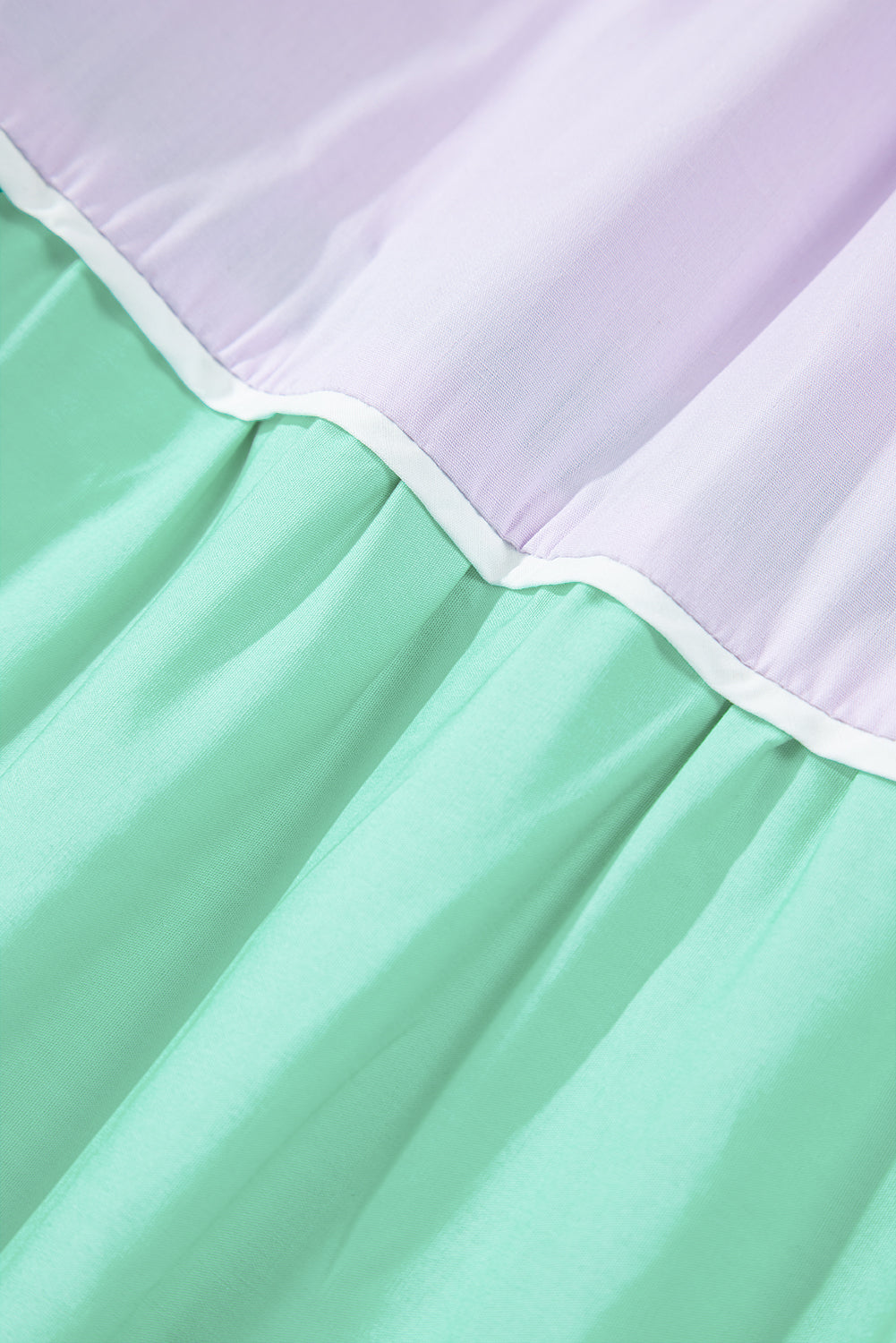 Multicolour Colorblock Self-tie Straps High Waist Flowy Maxi Dress with Pockets-Dresses/Maxi Dresses-[Adult]-[Female]-2022 Online Blue Zone Planet