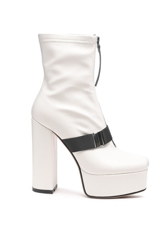 BOOMER CHUNKY HIGH BLOCK HEEL BOOTS-SHOES-[Adult]-[Female]-2022 Online Blue Zone Planet