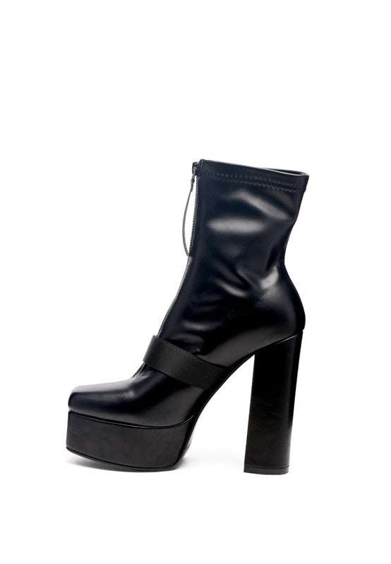 BOOMER CHUNKY HIGH BLOCK HEEL BOOTS-SHOES-[Adult]-[Female]-2022 Online Blue Zone Planet