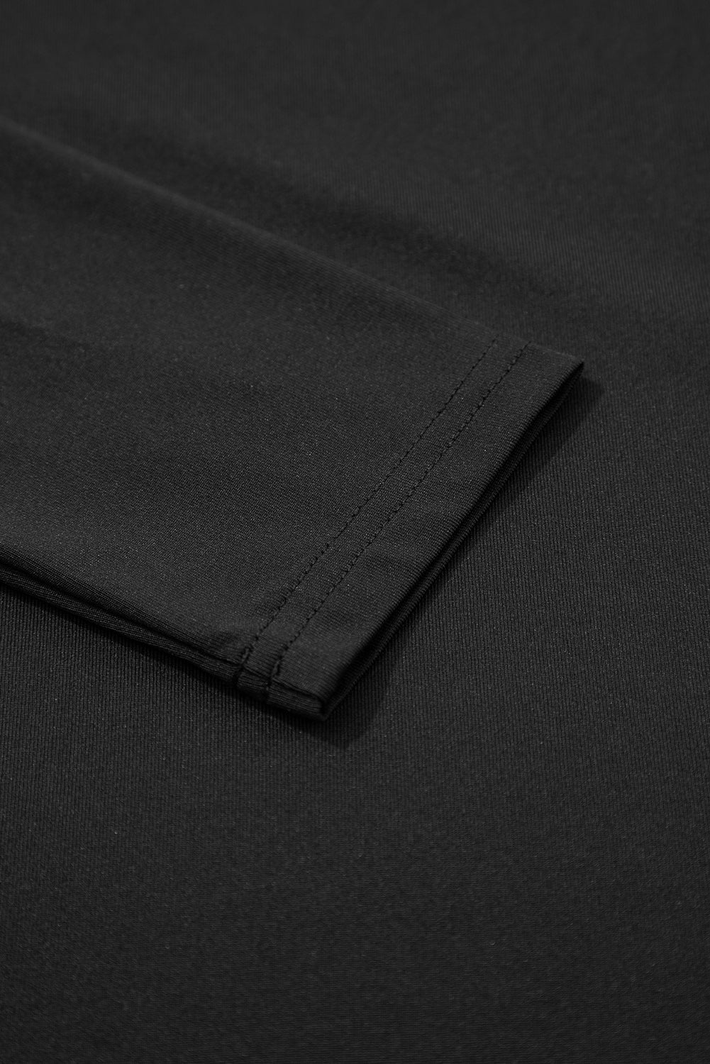 Black Crisscross Boat Neck Long Sleeve Slim Top-Tops/Long Sleeve Tops-[Adult]-[Female]-2022 Online Blue Zone Planet