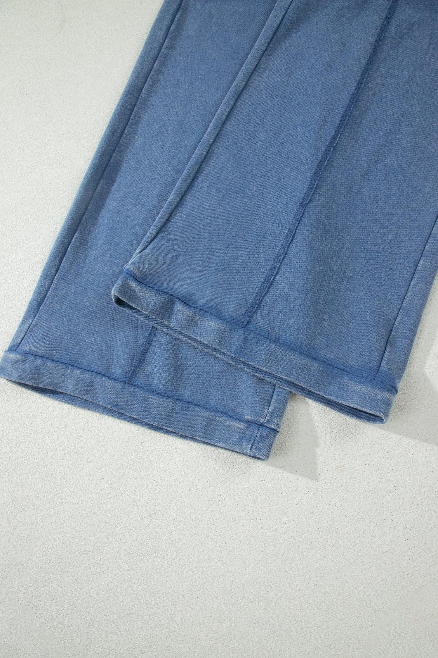 Ashleigh Blue Mineral Wash Drawstring Retro High Waist Wide Leg Western Pants-Bottoms/Pants & Culotte-[Adult]-[Female]-2022 Online Blue Zone Planet