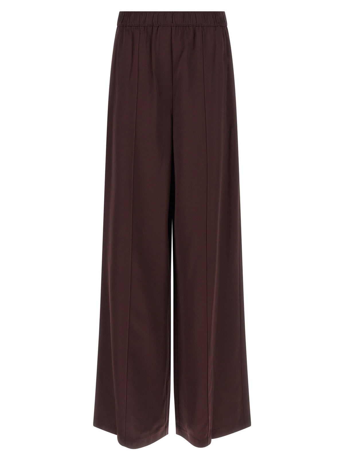 Tory Burch Shiny Pants-Trousers-[Adult]-[Female]-L-Bordeaux-2022 Online Blue Zone Planet