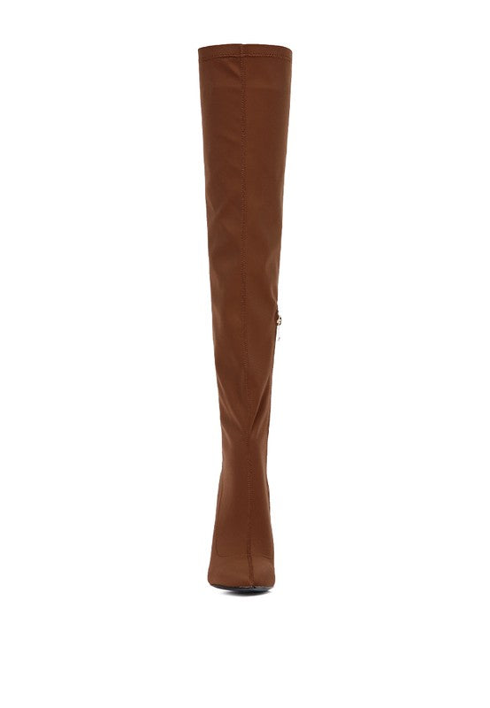 Blue Zone Planet | Holly's Superstretch Stiletto Long Over the Knee Boot-SHOES-[Adult]-[Female]-2022 Online Blue Zone Planet